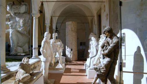 The museum of sketches in Pietrasanta